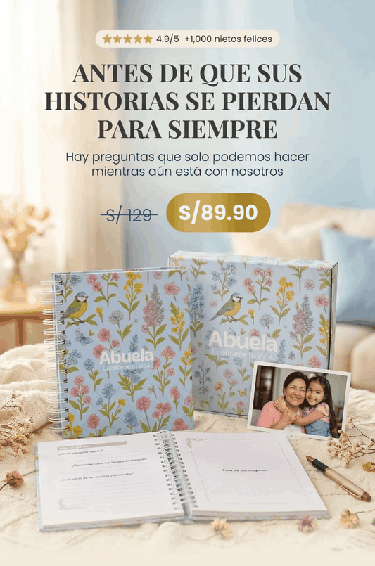 Abuela Cuéntame tu Vida 🎁 Antes de que sea tarde