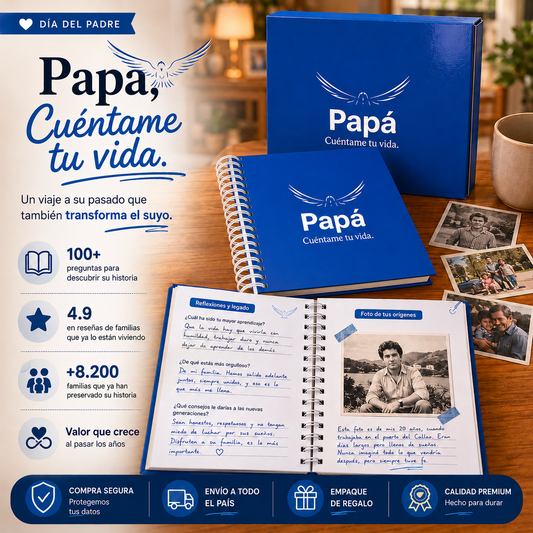 Papá, cuéntame tu vida… antes de que sea tarde 💛🎁