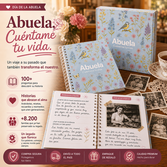 Abuela, cuéntame tu vida… antes de que sea tarde 💛🎁