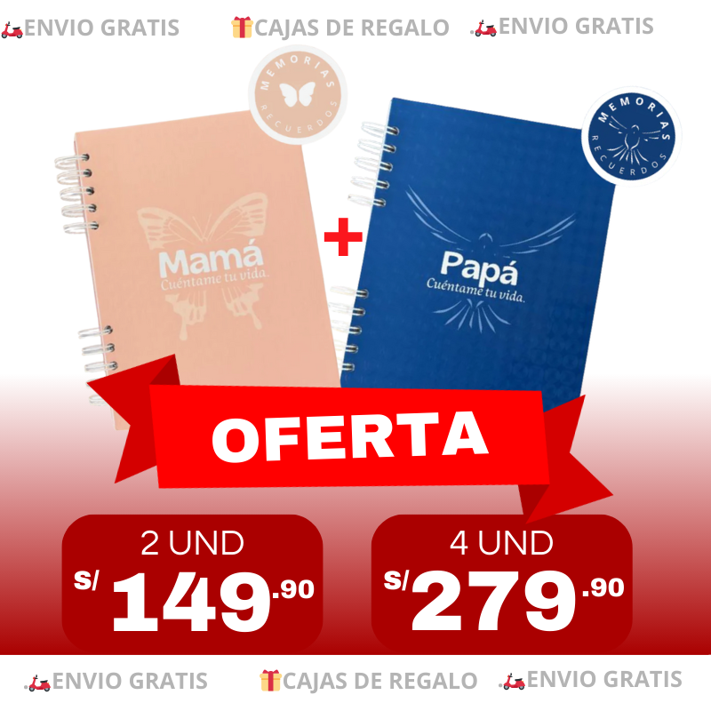 Cuéntame tu vida, antes que sea tarde 😔PACK 2UND ( 1 MAMÁ + 1 PAPÁ)🎁